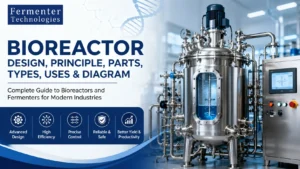 Read more about the article Bioreactor: Design, Principle, Parts, Types, Uses, Diagram