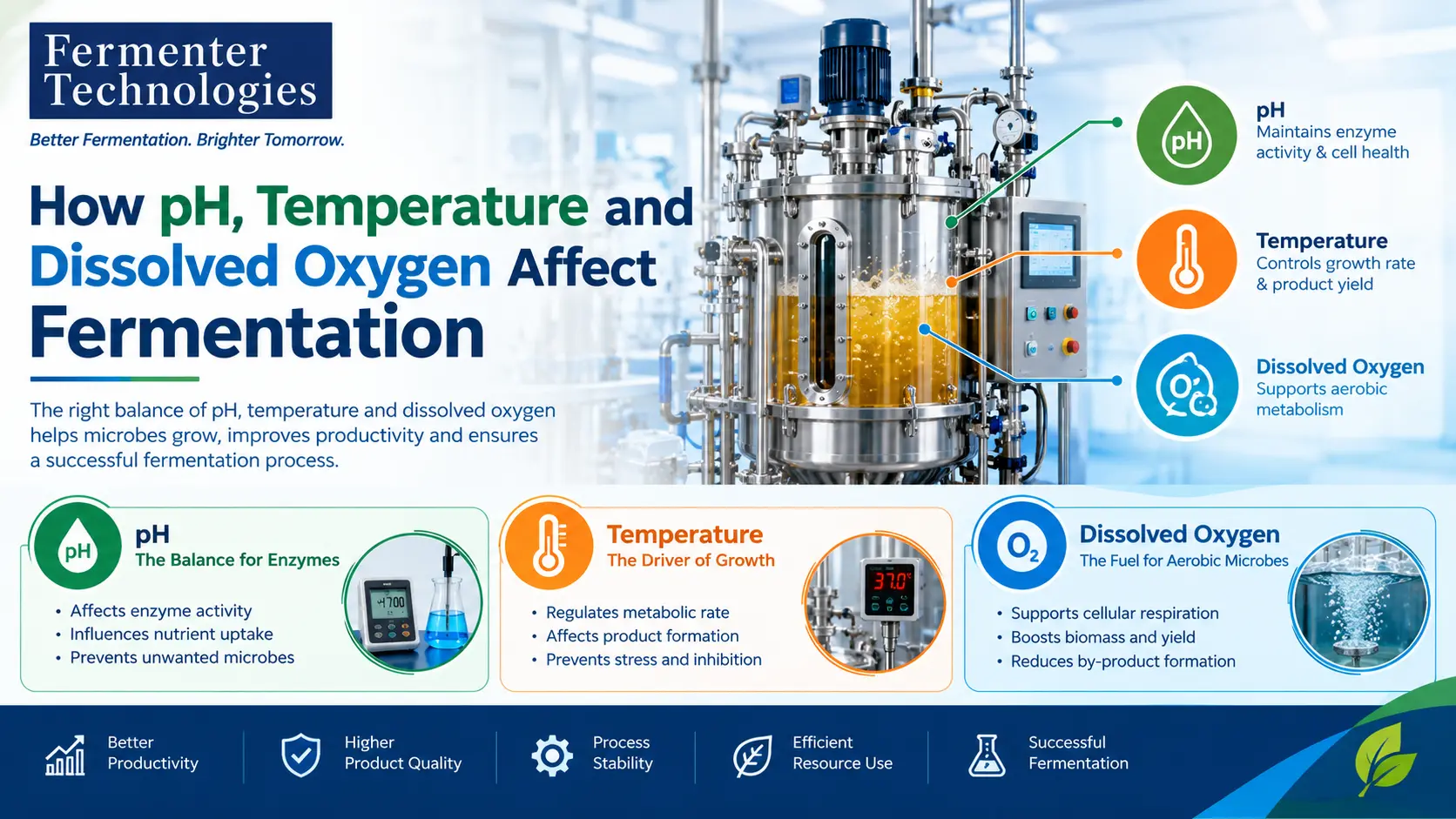 You are currently viewing How pH, Temperature and Dissolved Oxygen Affect Fermentation